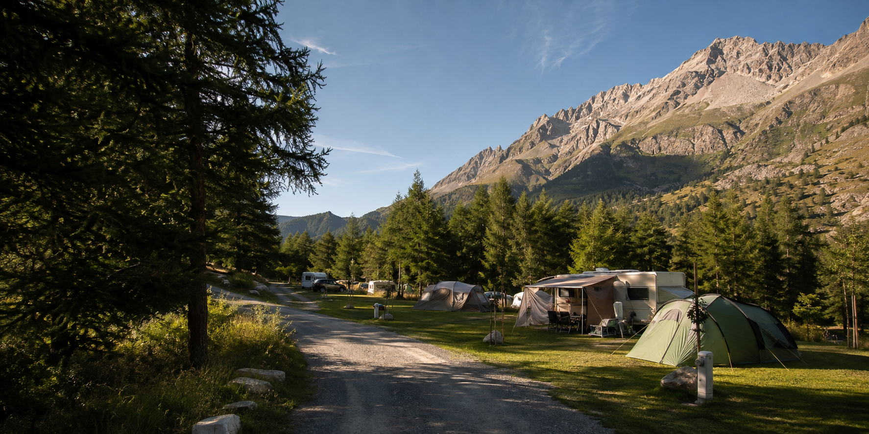 Le Camping Le Cubersel à Auron