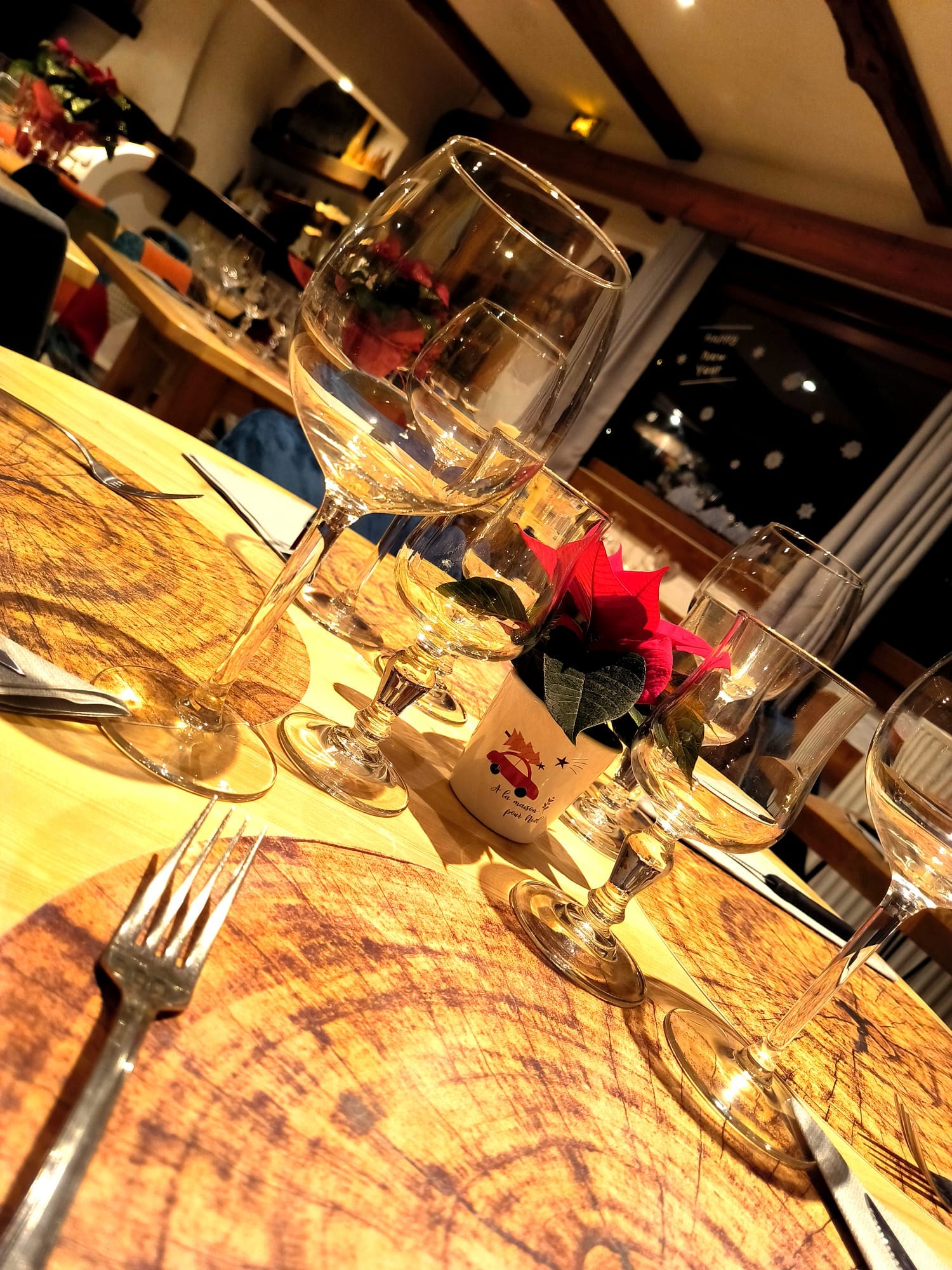 Une table dressée