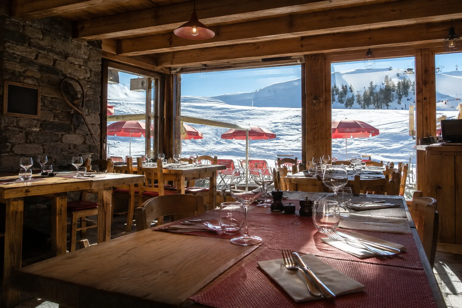 L’intérieur lumineux de La Montagnette